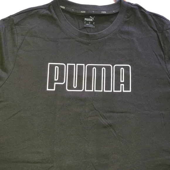 Puma mens short sleeve tshirt black size XL NWT - Picture 2 of 8